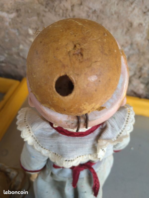 Poupée Ancienne Simon & Halbig 1160, Tête Bisque Bouche Fermée, Robe D'époque, Allemagne 1900