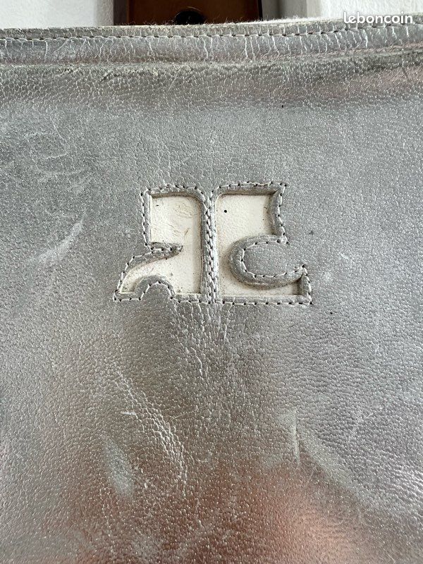 Petit sac Courrèges argenté YK2 (image 2)
