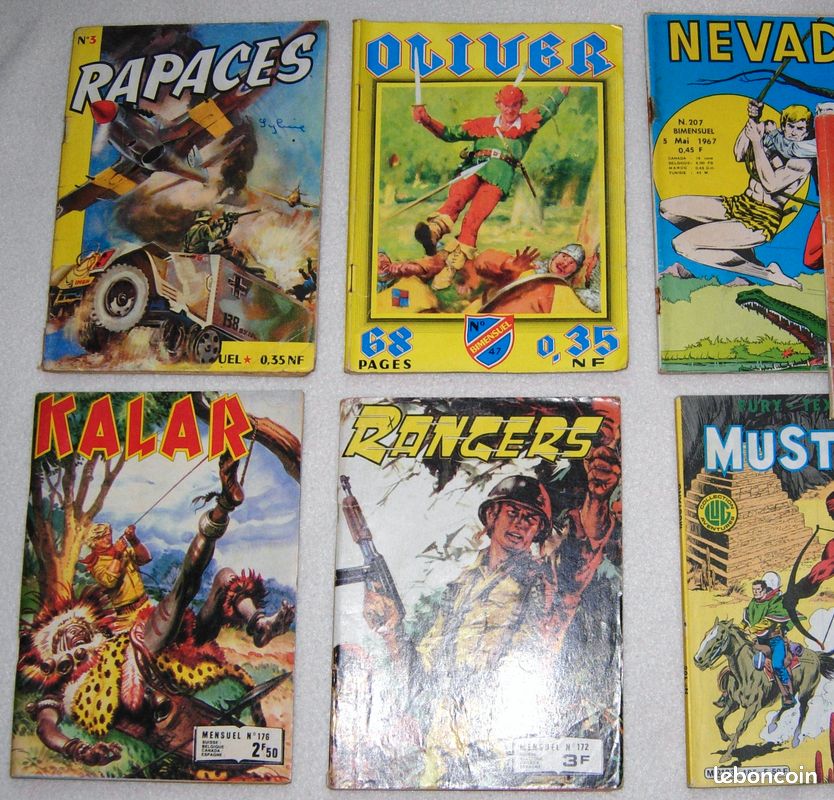 BD: Nombreux petits formats anciens (image 1)