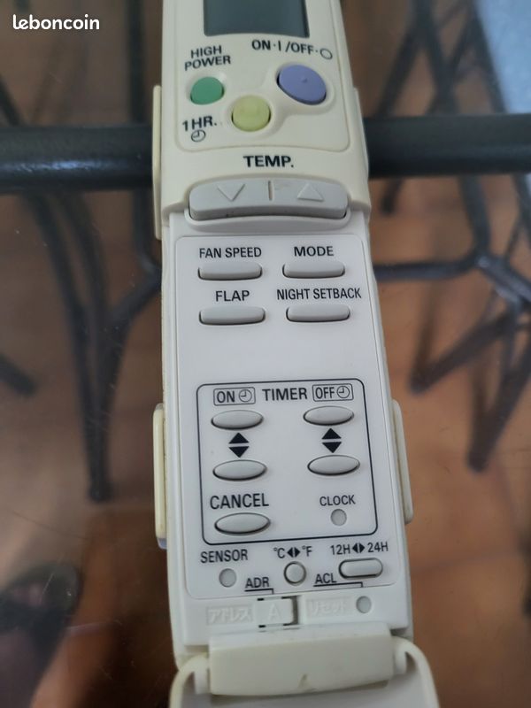 Telecomande sanyo climatisation (image 2)