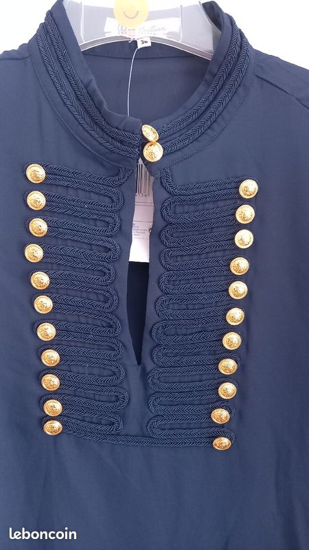 Magnifique blouse chemisier taille 36 femme neuf (image 2)