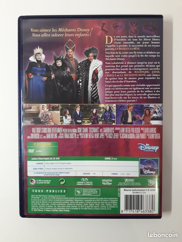 Dvd descendants disney.. (image 3)