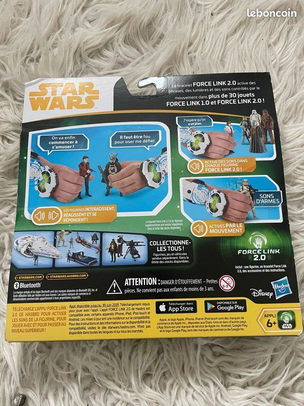 Jouet star wars LE BRACELET FORCE LINK avec figurine han solo neuf (image 4)