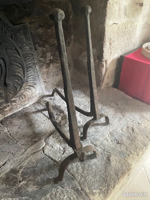 Chenets de cheminée anciens (image 1)