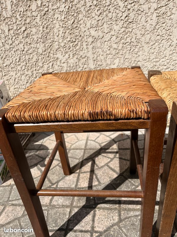Tabourets bois (image 3)