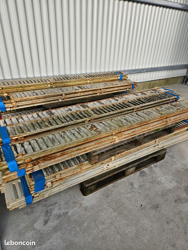 Persiennes du XIXeme en très bon état Bois en chêne et cadre en acier (image 3)