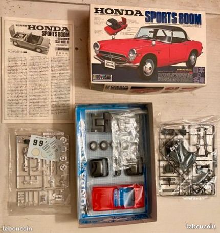 Maquette Miniature Kit Honda S800 (image 2)