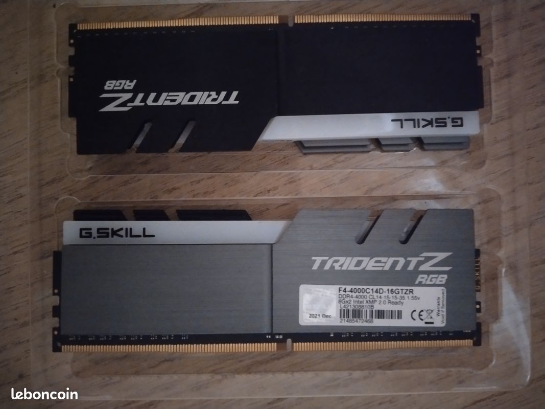 G.Skill Trident Z Royal Elite Gold RGB - 2 x 8 Go (16 Go) - DDR4 4000 MHz - CL14 - Mémoire RAM G.Skill sur | OOP
