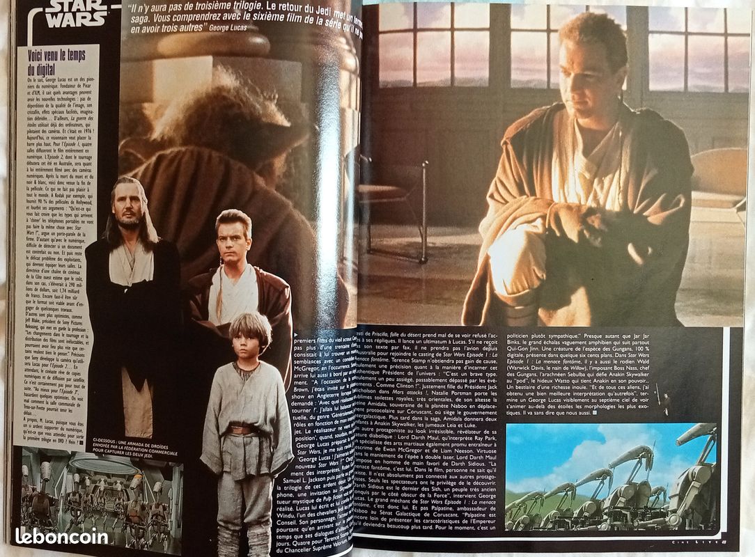 Magazine Ciné Live n°24 (1999) - Star Wars; Cannes 1999; Catherine Deneuve... +CD-ROM (image 5)