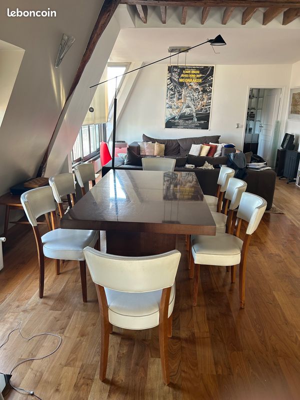 Table Hugues Chevalier en noyer (image 7)