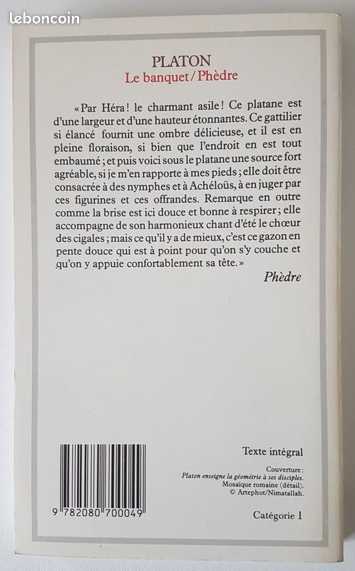 Le banquet Phèdre - Platon (image 2)
