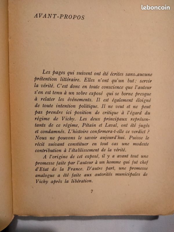 La fin du régime de Vichy . Walter Stucki . Ed. De La Baconniere (image 5)