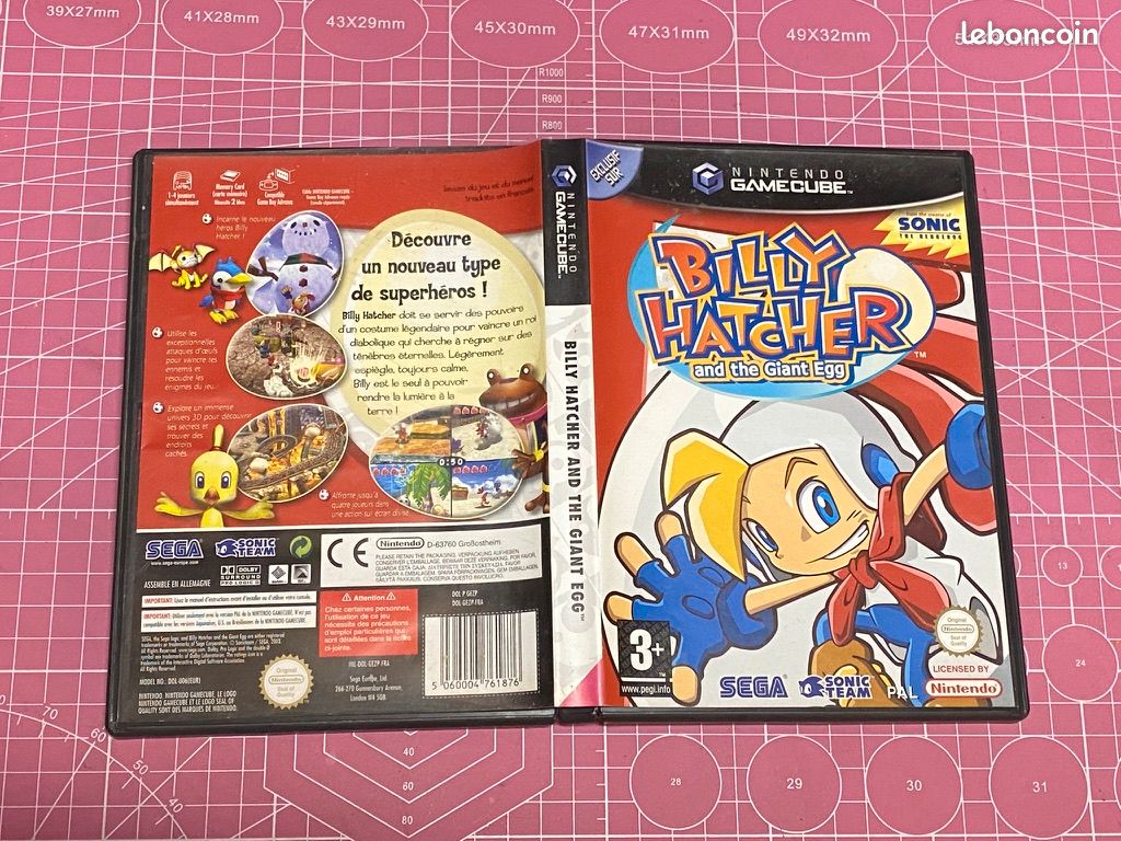 Jeu Billy Hatcher Pour Nintendo GameCube - Complet En Très Bon état