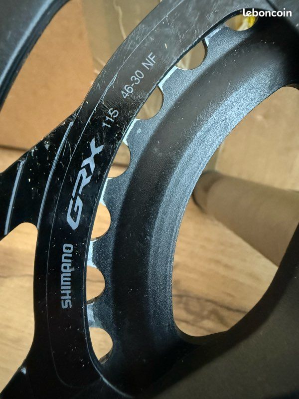 Pédalier vélo route Shimano GRX RX600 2x11 vitesses (image 3)