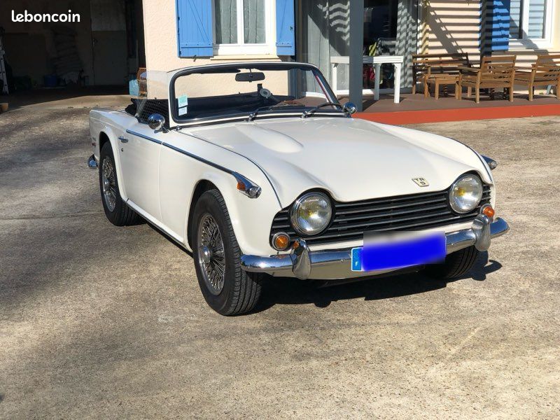 Triumph TR5 PI – 1968 – “Old English White” – Rare, désirable, authentique (image 1)