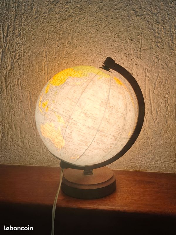 ANCIEN GLOBE TERRESTRE Mappemonde vintage EUR 49,99 - FR ANCIEN GLOBE TERRESTRE Mappemonde vintage EUR 49,99 - FR