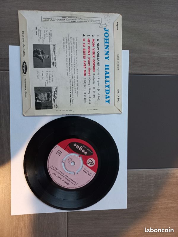 Disque Johnny Hallyday (image 2)