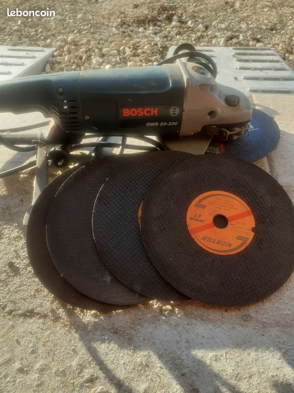Disqueuse bosch 23 230 avec 4 disques neufs (image 1)