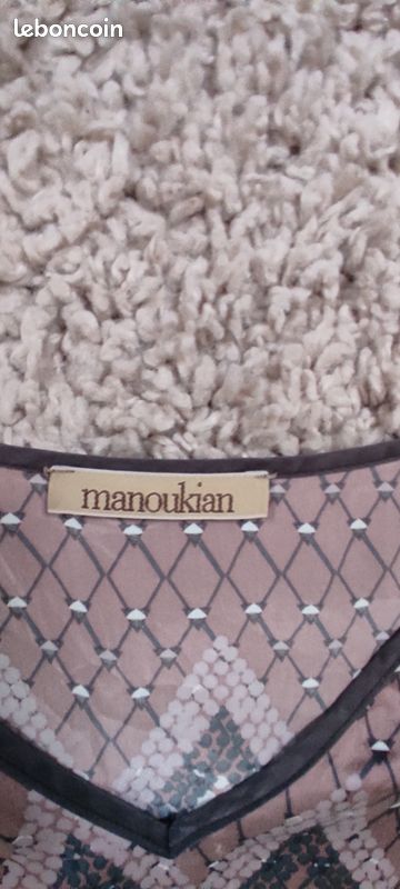 Robe MANOUKIAN 100% Soie - Taille M - Multicouleur - Très Bon état Occasion