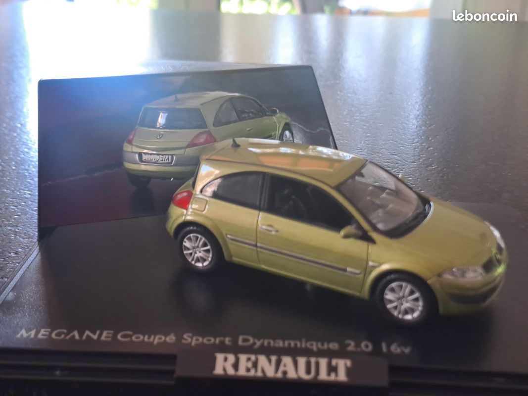 Norev 1/43 - Renault Mégane Coupé Sport Dynamique 2.0 16V - Bleue, Très Bon état Avec Boîte