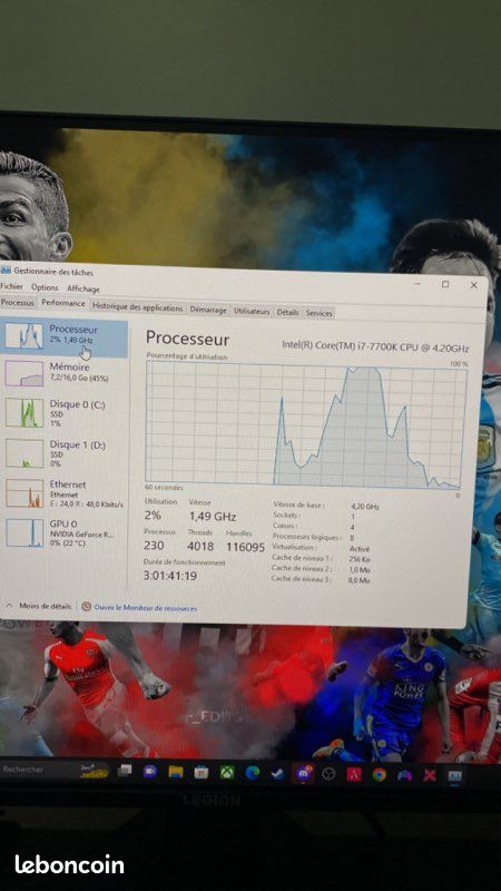 PC GAMER RTX 4060Ti + i7-7700K + Watercooling CORSAIR (image 4)