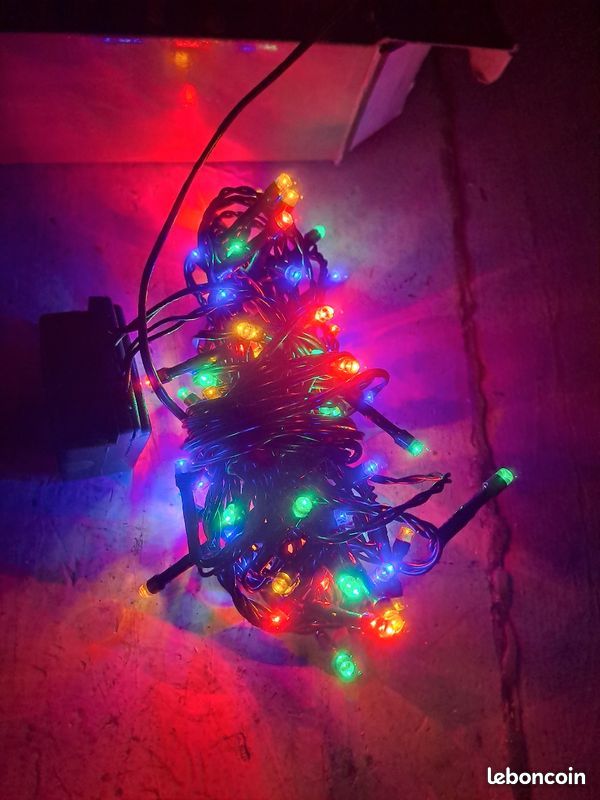 Guirlande multicolore noël extérieure lumineuse (image 2)