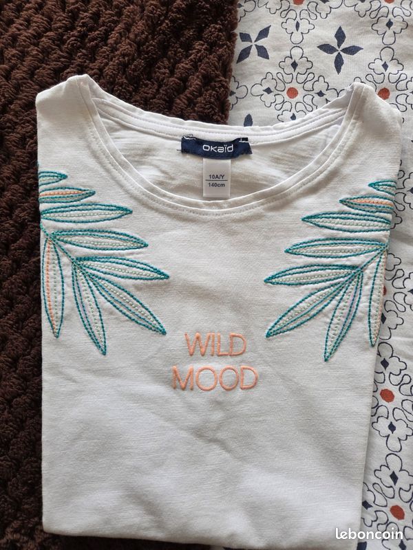 Lot de 3 t-shirts pour fille de 10 ans Okaidi (image 2)