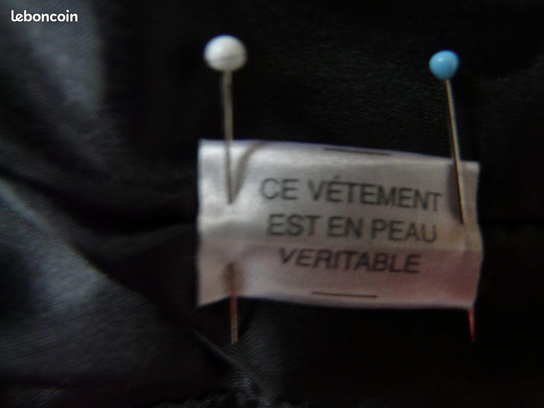 VESTE EN CUIRE VERITABLE « Au RENARD » (image 7)