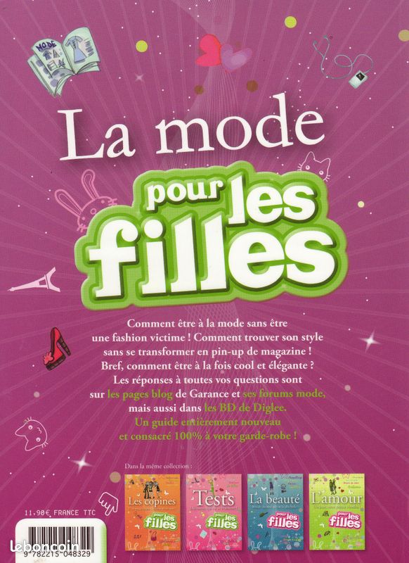 Livre "La mode pour nous les filles" Fleurus (image 2)