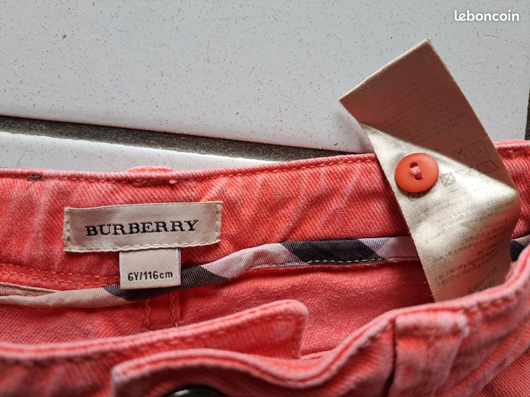 Bermuda BURBERRY corail 6A (image 7)