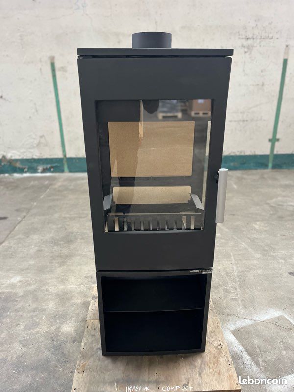 Neuf, à voir : Poêle bois 3 vitres Autrichien Haas + Sohn Wien II easy (image 4)