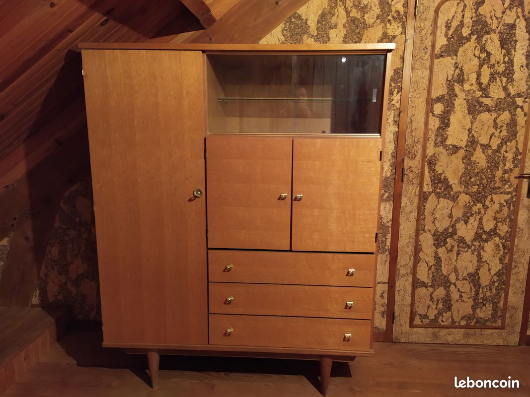 Armoire adolescent chêne massif (image 1)