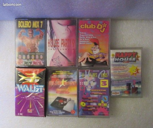 31 Cassettes audio House -Trance -Techno (ou à l’unité) (image 3)