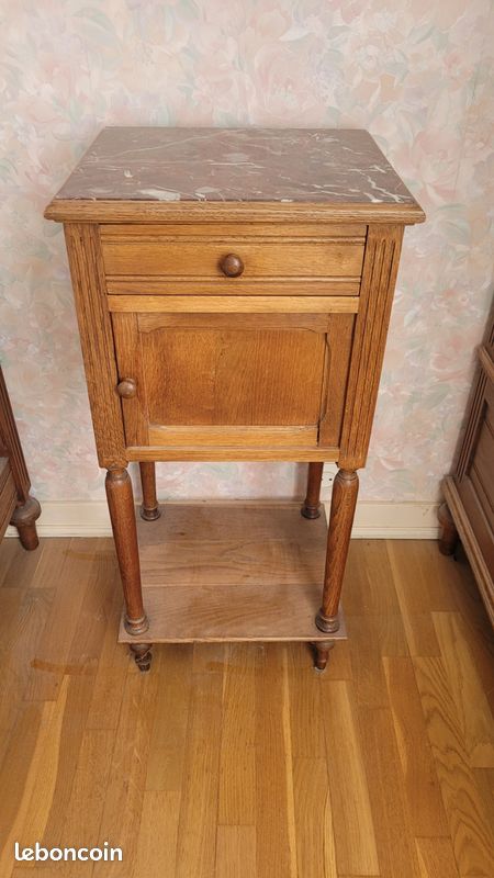 Chambre ancienne Napoléon III – bois massif (image 5)