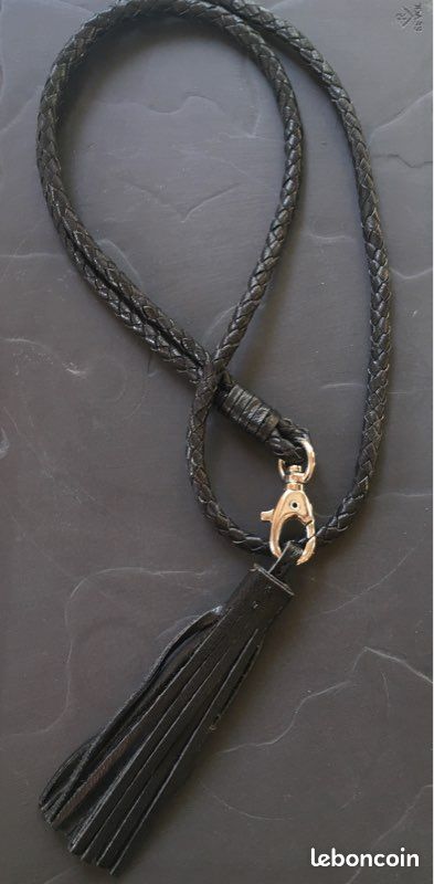 Porte clef en cuir tressé DRAGON, (image 3)