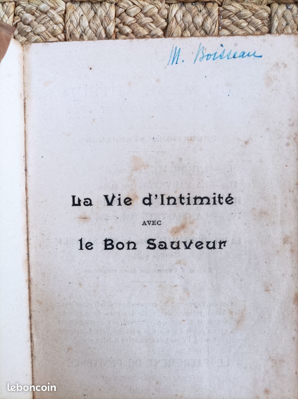 La vie d'intimité avec le Bon Sauveur - F Maucourant - Ch Billerault - 1920 (image 1)
