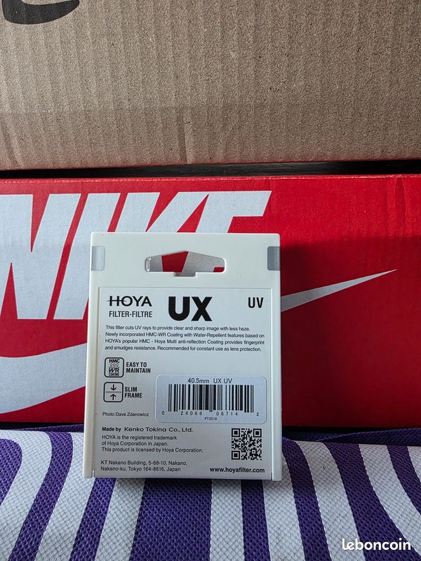 HOYA UX Filtre UV diam. 40.5mm