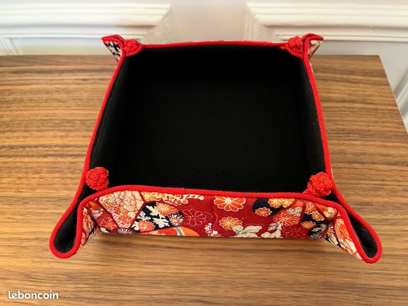 Lot de 2 vide-poches en tissu japonais - grand + petit format (image 2)