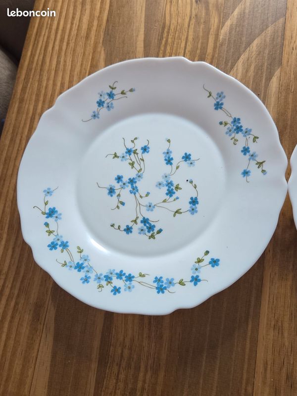 Lot3 De 4 Petites Assiettes Plates Vintage Arcopal Octogonale France D 182 Cm Imgx1200 2727