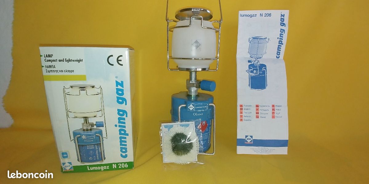 Lampe à gaz Lumogaz complet neuf (image 1)