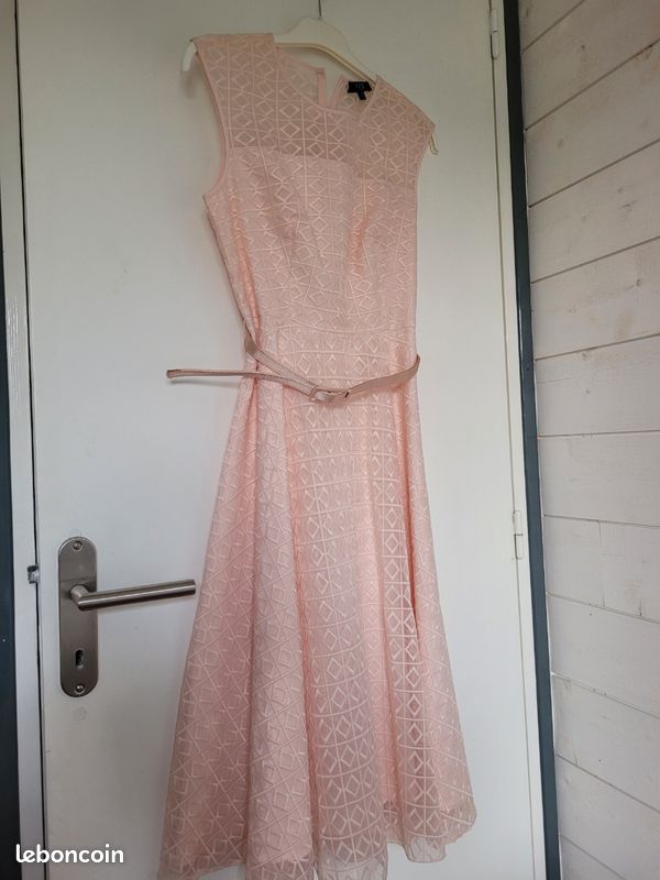 Ensemble robe et veste rose poudré Vêtements