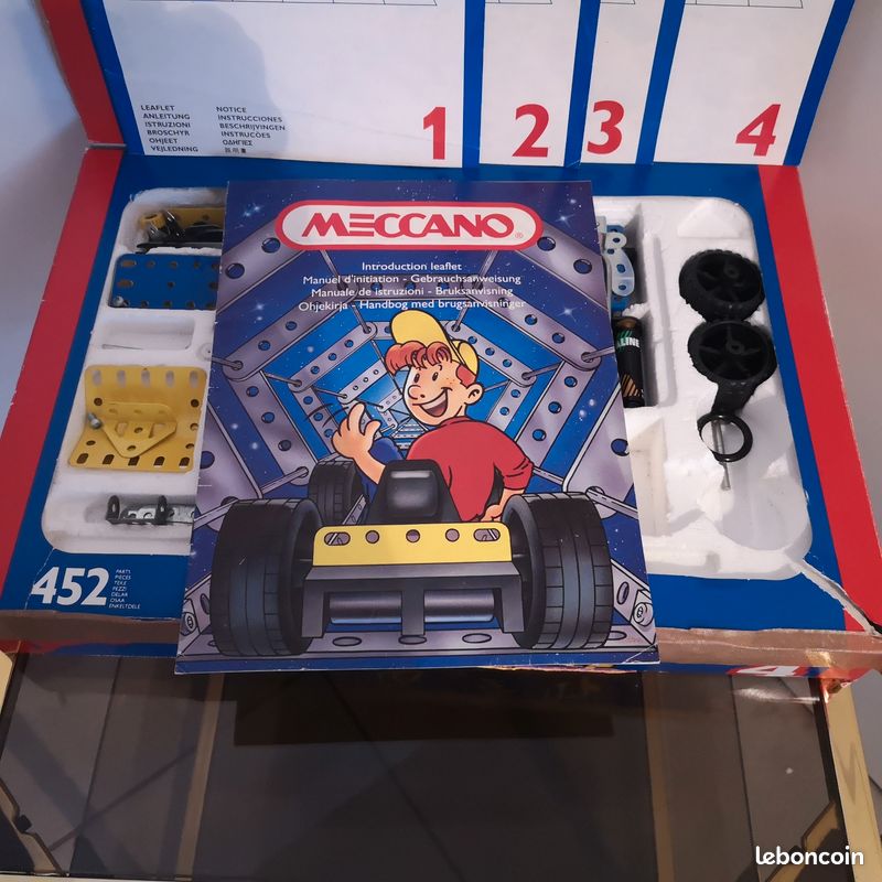 Manuel Meccano Ancien - Modèle 4 De 1953 - Vintage France