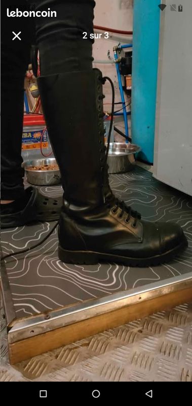 Chaussures en cuir taille 42, getta,paraboots, Doc montantes neuve