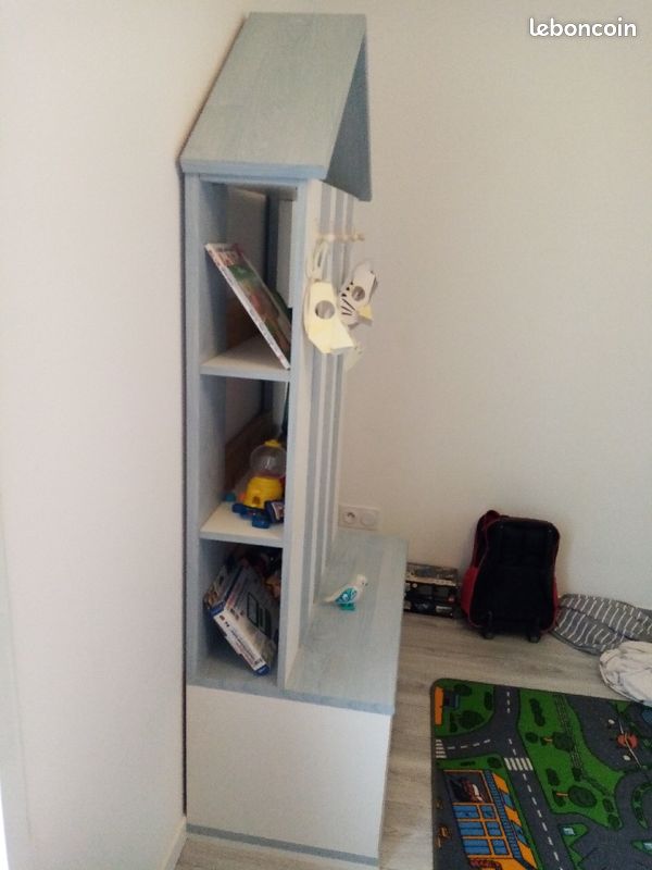 Coffre à jouet armoire bibliothèque penderie etagere (image 3)