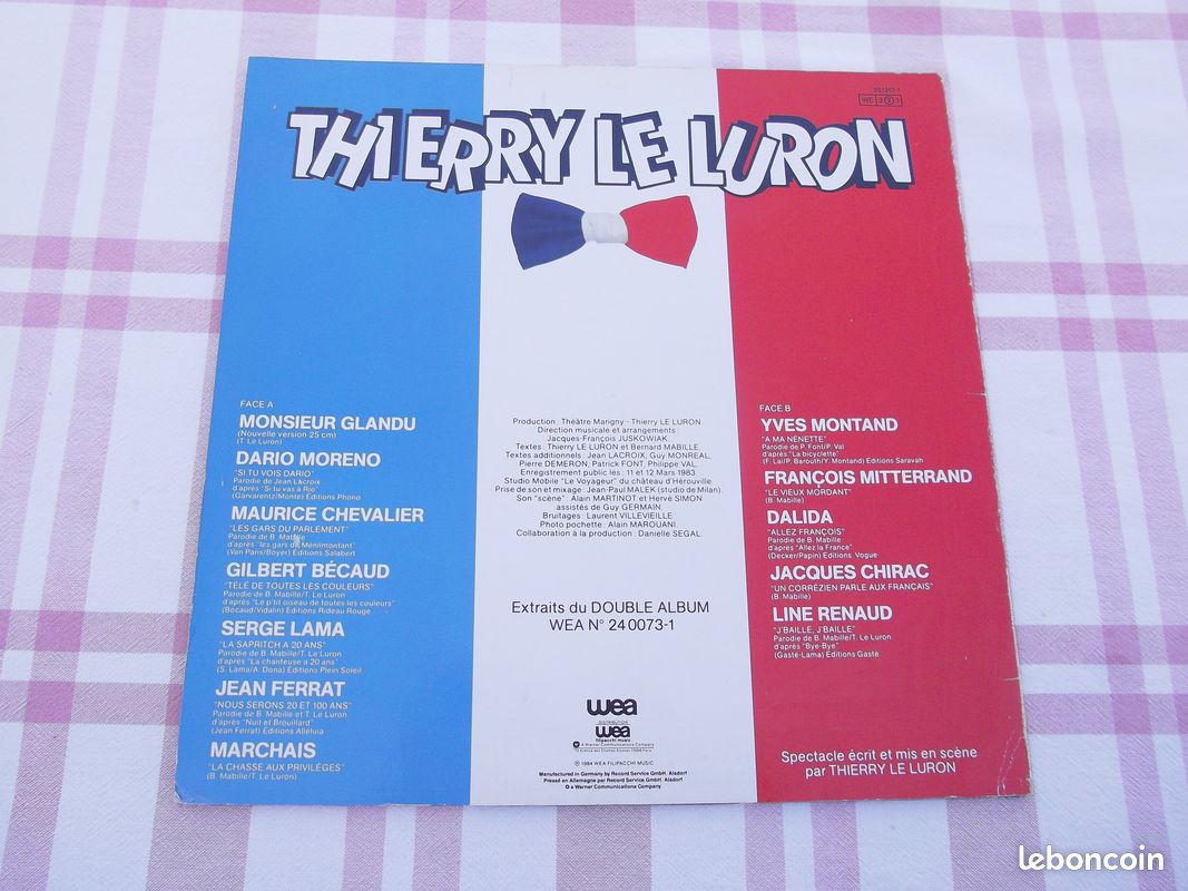 Deux 33tours de Thierry Le Luron (image 3)