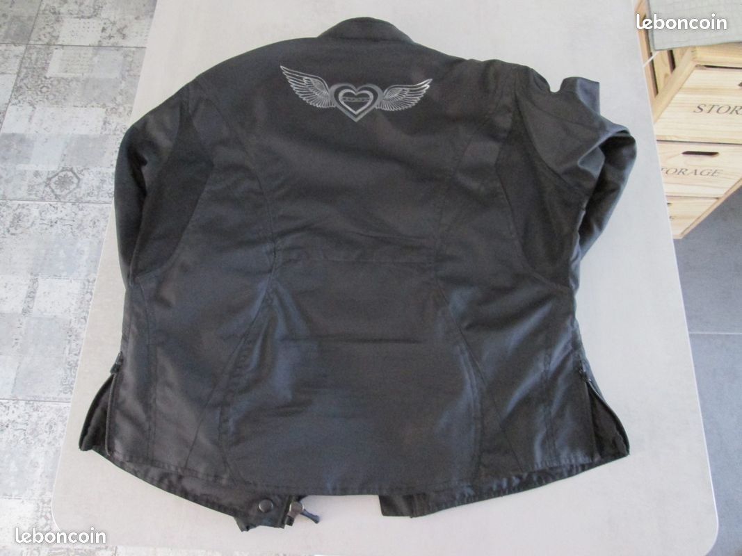Blouson moto d'été "femme" DMP taille 42 (image 2)