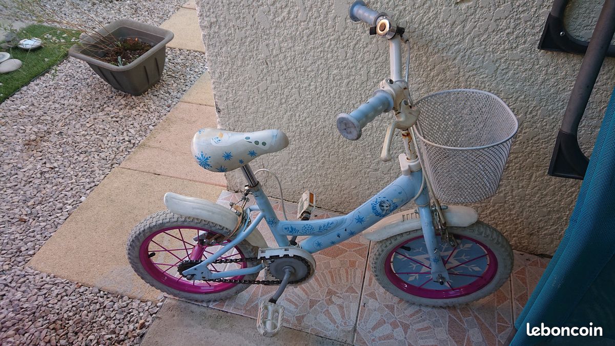 Vélo enfant reine des neiges 3 à 5 ans (image 2)