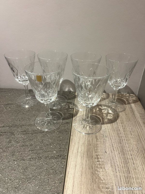Verre en cristal de Reims (image 1)