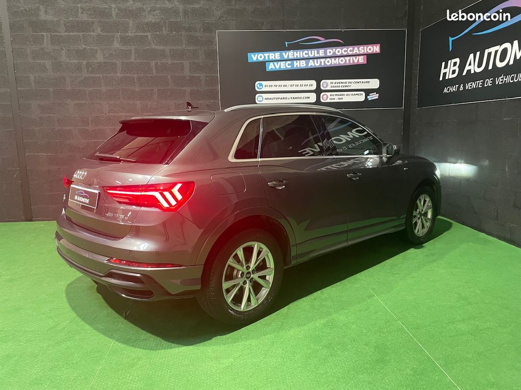 Audi q3 sline s line 45 tfsie 245 ch phares laser/apple carplay/caméra/sièges chauffant garantie 12 mois (image 6)
