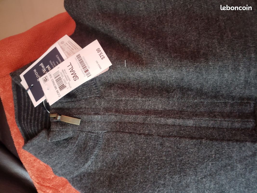 Pull Femme Amor Kvarden 100% Cachemire Gris - Taille XL Neuf Avec étiquette